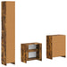 Set de cabinet pentru baie cu 3 piese UTRECHT Stejar fumuriu - WALTI WALTI