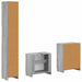 Set de cabinet pentru baie cu 3 piese UTRECHT Sonoma gri - WALTI WALTI