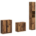 Set de cabinet pentru baie cu 3 piese UTRECHT Lemn vechi - WALTI WALTI