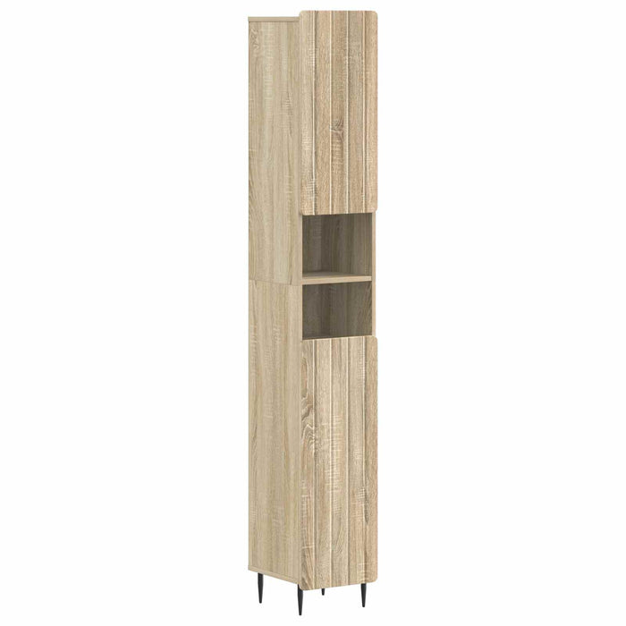 Set de dulapuri pentru baie, 2 piese ZWOLLE Stejar Sonoma - WALTI WALTI