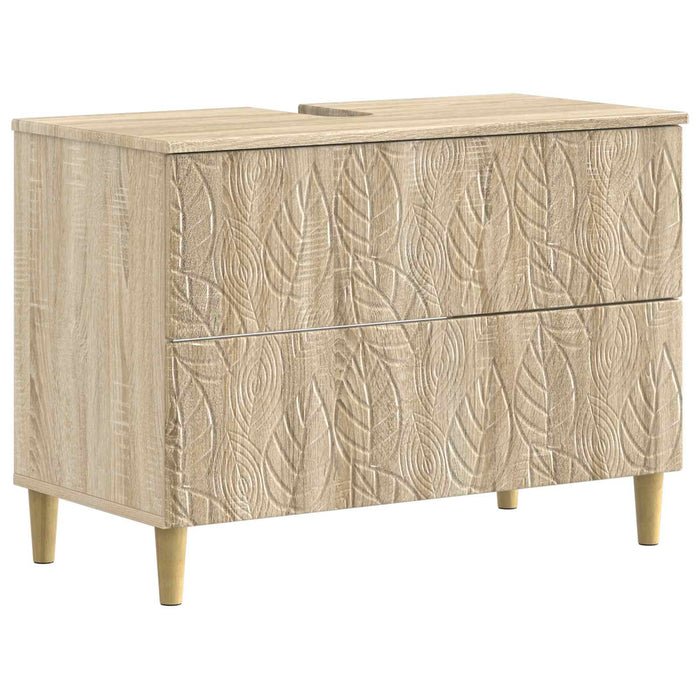 Set de dulapuri pentru baie, 2 piese DELFT Stejar Sonoma - WALTI WALTI