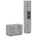 Set de dulapuri pentru baie, 2 piese HOORN Sonoma gri - WALTI WALTI