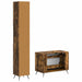 Set de dulapuri pentru baie, 2 piese BREDA Stejar fumuriu - WALTI WALTI
