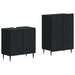 Set de dulapuri pentru baie, 2 piese ZWOLLE Negru - WALTI WALTI