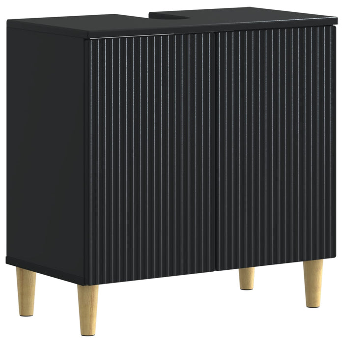 Set de dulapuri pentru baie, 2 piese ARNHEM Negru - WALTI WALTI
