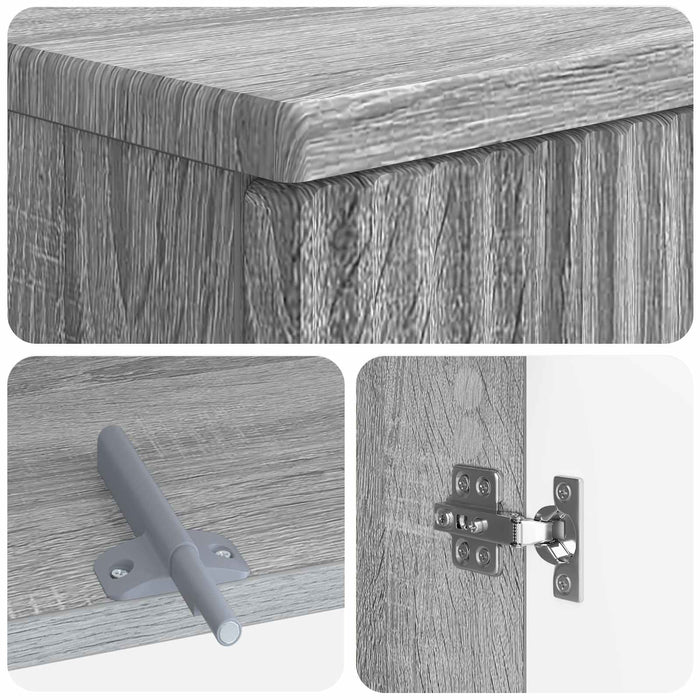 Set de dulapuri pentru baie, 2 piese ARNHEM Sonoma gri - WALTI WALTI