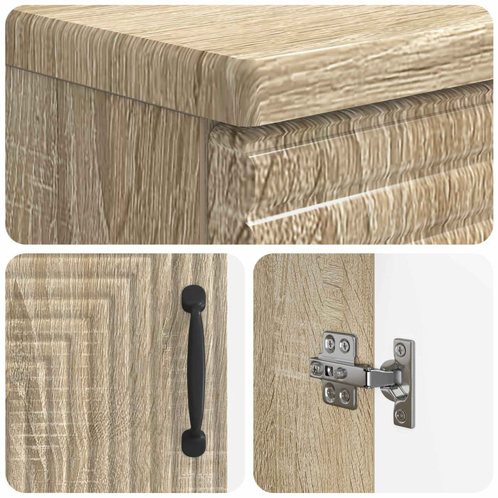 Set de dulapuri pentru baie, 2 piese HAARLEM Stejar Sonoma - WALTI WALTI