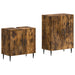Set de dulapuri pentru baie, 2 piese HAARLEM Stejar fumuriu - WALTI WALTI