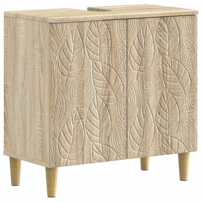 Set de dulapuri pentru baie, 2 piese DELFT Stejar Sonoma - WALTI WALTI