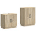 Set de dulapuri pentru baie, 2 piese HOORN Stejar Sonoma - WALTI WALTI