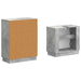 Set de dulapuri pentru baie, 2 piese HOORN Gri Beton - WALTI WALTI