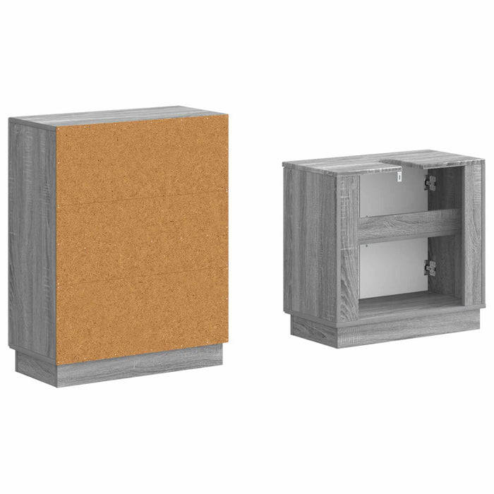 Set de dulapuri pentru baie, 2 piese HOORN Sonoma gri - WALTI WALTI