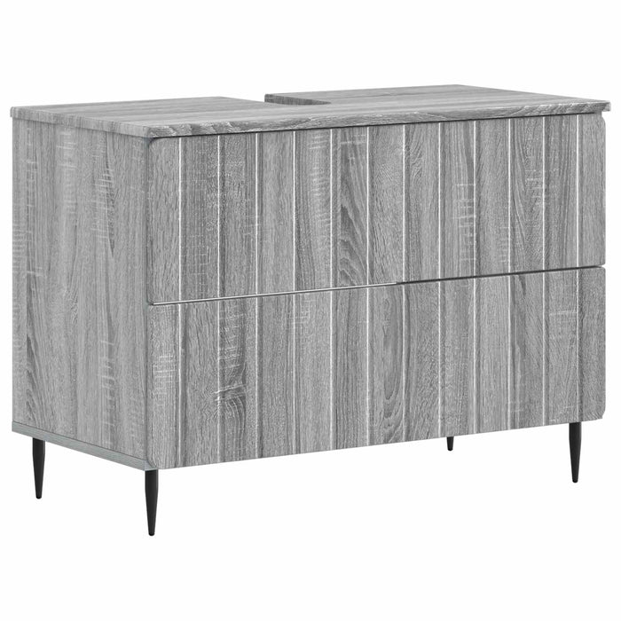 Set de dulapuri pentru baie, 2 piese ZWOLLE Sonoma gri - WALTI WALTI