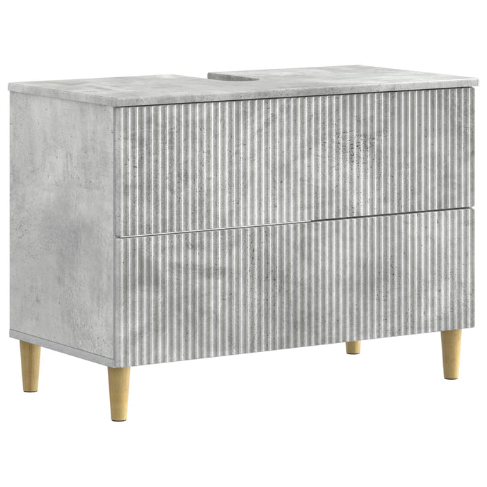 Set de dulapuri pentru baie, 2 piese ARNHEM Gri Beton - WALTI WALTI