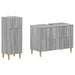 Set de dulapuri pentru baie, 2 piese ARNHEM Sonoma gri - WALTI WALTI