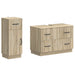 Set de dulapuri pentru baie, 2 piese HOORN Stejar Sonoma - WALTI WALTI
