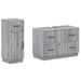 Set de dulapuri pentru baie, 2 piese HOORN Sonoma gri - WALTI WALTI