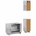 Set de cabinet pentru baie cu 3 piese EDE Gri Beton - WALTI WALTI