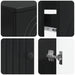 Set de cabinet pentru baie cu 3 piese ALKMAAR Negru - WALTI WALTI