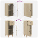 Set de cabinet pentru baie cu 3 piese ALKMAAR Stejar Sonoma - WALTI WALTI