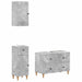 Set de cabinet pentru baie cu 3 piese ALKMAAR Gri Beton - WALTI WALTI