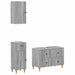 Set de cabinet pentru baie cu 3 piese ALKMAAR Sonoma gri - WALTI WALTI