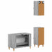 Set de cabinet pentru baie cu 3 piese ALKMAAR Sonoma gri - WALTI WALTI