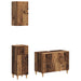 Set de cabinet pentru baie cu 3 piese ALKMAAR Lemn vechi - WALTI WALTI