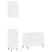 Set de cabinet pentru baie cu 3 piese ZWOLLE Alb foarte lucios - WALTI WALTI