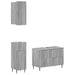 Set de cabinet pentru baie cu 3 piese ZWOLLE Sonoma gri - WALTI WALTI