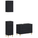 Set de cabinet pentru baie cu 3 piese ARNHEM Negru - WALTI WALTI