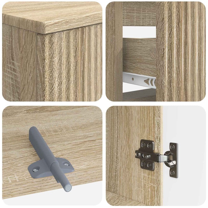 Set de cabinet pentru baie cu 3 piese ARNHEM Stejar Sonoma - WALTI WALTI
