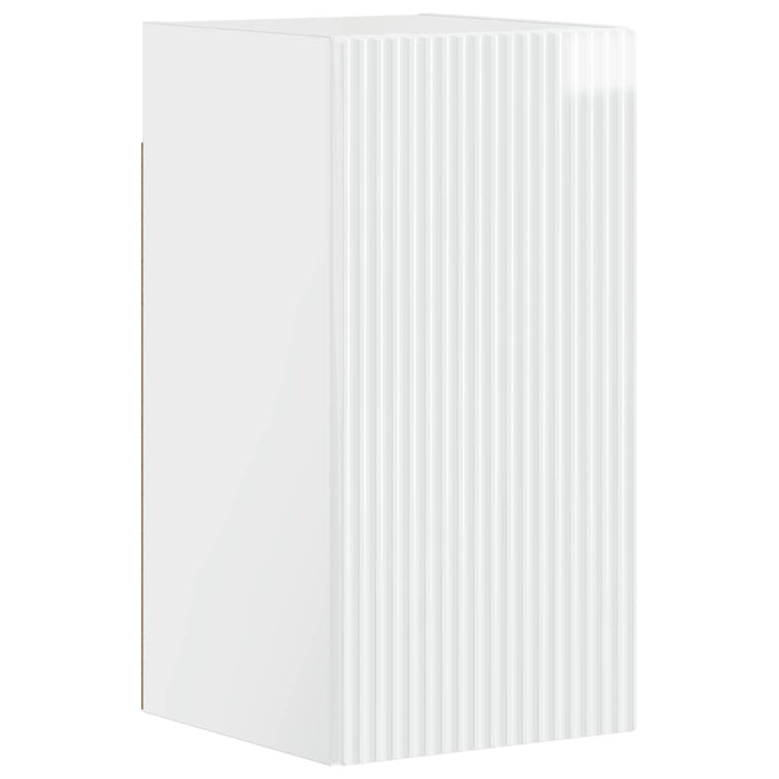 Set de cabinet pentru baie cu 3 piese ARNHEM Alb foarte lucios - WALTI WALTI