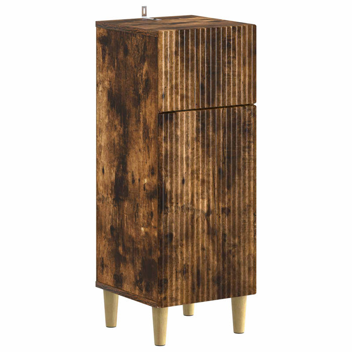 Set de cabinet pentru baie cu 3 piese ARNHEM Stejar fumuriu - WALTI WALTI