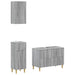 Set de cabinet pentru baie cu 3 piese ARNHEM Sonoma gri - WALTI WALTI