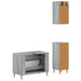 Set de cabinet pentru baie cu 3 piese ARNHEM Sonoma gri - WALTI WALTI