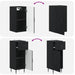 Set de cabinet pentru baie cu 3 piese HAARLEM Negru - WALTI WALTI