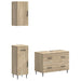 Set de cabinet pentru baie cu 3 piese HAARLEM Stejar Sonoma - WALTI WALTI