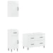Set de cabinet pentru baie cu 3 piese HAARLEM Alb foarte lucios - WALTI WALTI