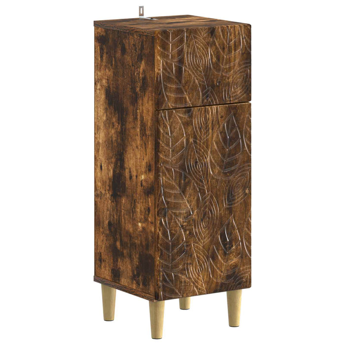 Set de cabinet pentru baie cu 3 piese DELFT Stejar fumuriu - WALTI WALTI