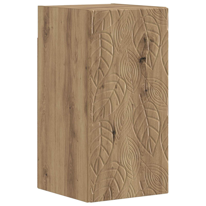 Set de cabinet pentru baie cu 3 piese DELFT Stejar Artizanal WALTI