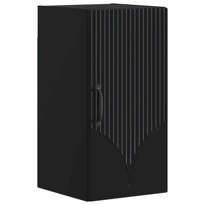 Set de cabinet pentru baie cu 3 piese HOORN Negru WALTI