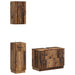 Set de cabinet pentru baie cu 3 piese HOORN Lemn vechi - WALTI WALTI