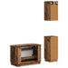 Set de cabinet pentru baie cu 3 piese HOORN Lemn vechi - WALTI WALTI