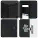 Set de cabinet pentru baie cu 3 piese BREDA Negru - WALTI WALTI