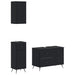 Set de cabinet pentru baie cu 3 piese BREDA Negru - WALTI WALTI