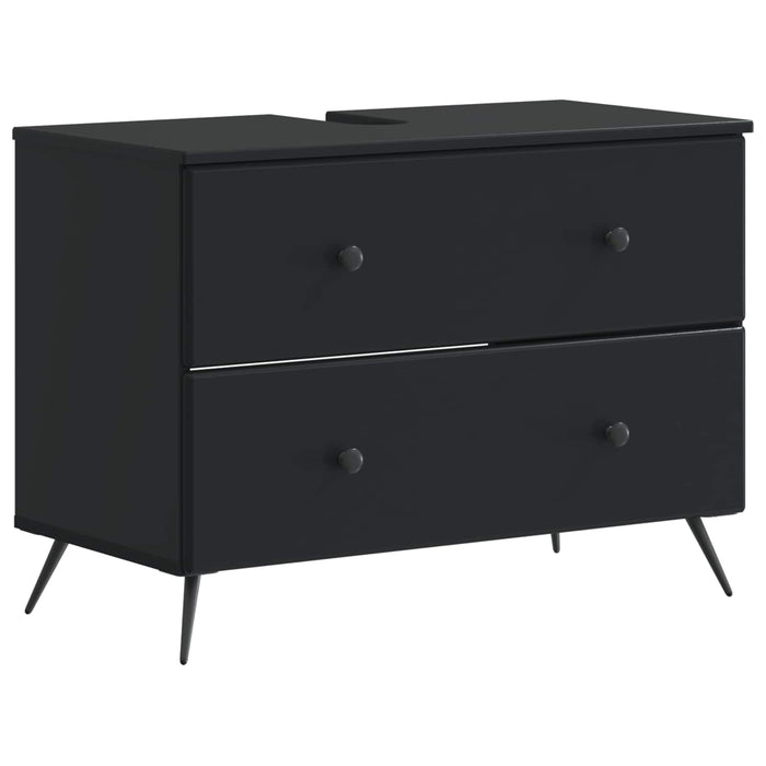 Set de cabinet pentru baie cu 3 piese BREDA Negru - WALTI WALTI