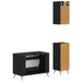 Set de cabinet pentru baie cu 3 piese BREDA Negru - WALTI WALTI