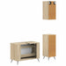 Set de cabinet pentru baie cu 3 piese BREDA Stejar Sonoma - WALTI WALTI