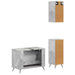 Set de cabinet pentru baie cu 3 piese BREDA Gri Beton - WALTI WALTI